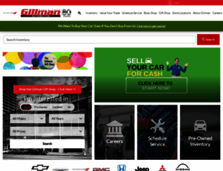 gillmanauto.com screenshot