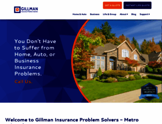 gillmanins.com screenshot