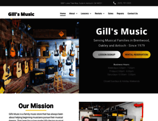 gillsmusic.com screenshot