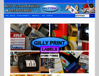 gillyprint.com screenshot