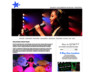 gilroychildrensmusicaltheater.com screenshot