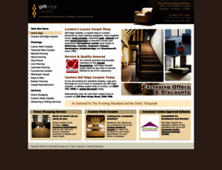 giltedgecarpets.co.uk screenshot