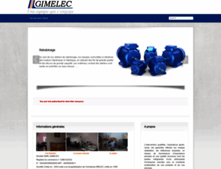 gimelec.com screenshot