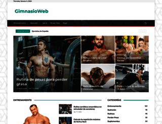 gimnasioweb.com screenshot