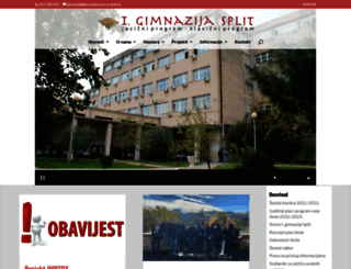 gimnazija-prva-st.skole.hr screenshot