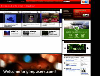 gimpusers.com screenshot