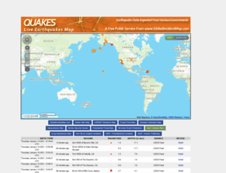 gimquakesmap6.com screenshot