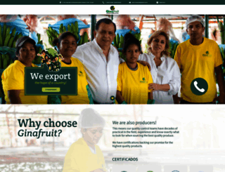 ginafruit.com.ec screenshot