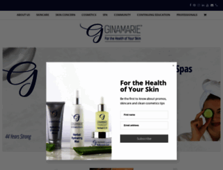 ginamarieproducts.com screenshot