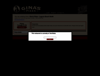 ginaspizzalbn.gimmegrub.com screenshot
