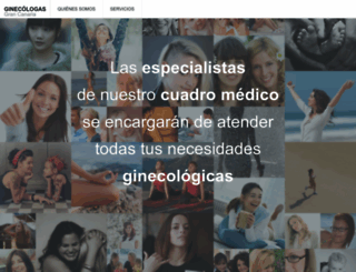 ginecologasgrancanaria.es screenshot