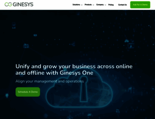 ginesys.in screenshot