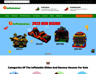ginflatables.com screenshot