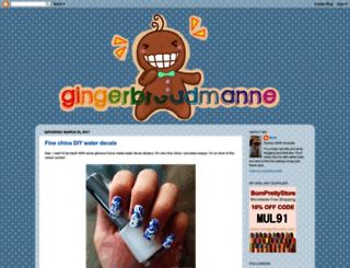 gingerbreadmanne.blogspot.ca screenshot