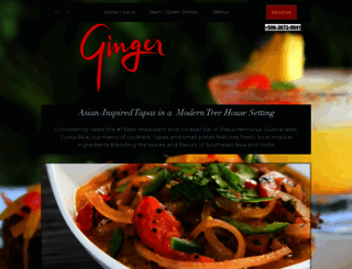 gingercostarica.com screenshot