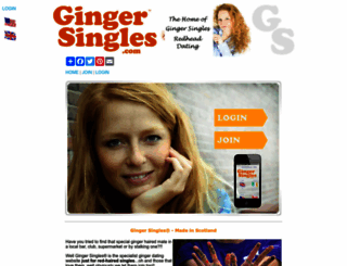 gingersingles.com screenshot