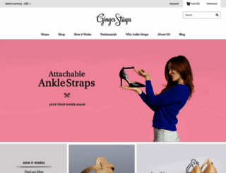 gingerstraps.com screenshot