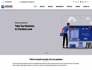 gingertechnologies.qa screenshot