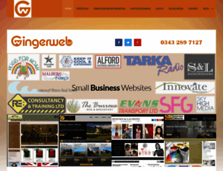 gingerweb.co.uk screenshot