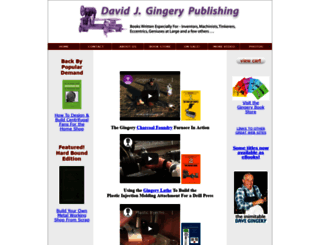 gingerybooks.com screenshot