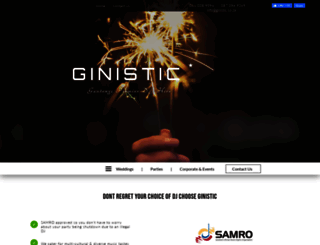 ginistic.co.za screenshot