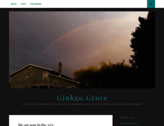 ginkgogrove.wordpress.com screenshot