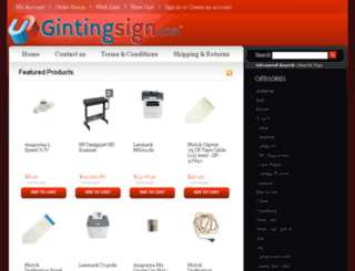 gintingsign.com screenshot