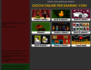 giochionlineperbambini.com screenshot