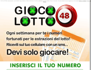 giocolotto48.it screenshot