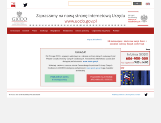 giodo.gov.pl screenshot