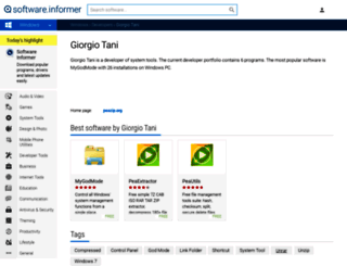 giorgio-tani1.software.informer.com screenshot