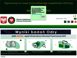 gios.gov.pl screenshot