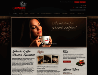 giovannicoffee.com.au screenshot