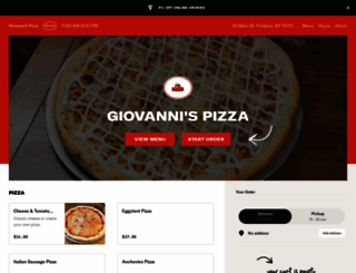 giovannis4pizza.com screenshot