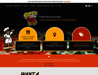 giovespizzakitchen.com screenshot