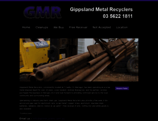 gippslandmetalrecyclers.com.au screenshot