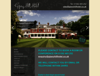 gipsyhillhotel.co.uk screenshot