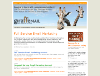 giraffemail.co.uk screenshot
