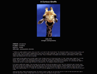 giraffes.org screenshot