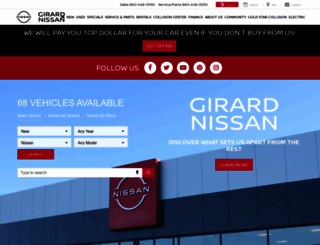 girardnissan.com screenshot