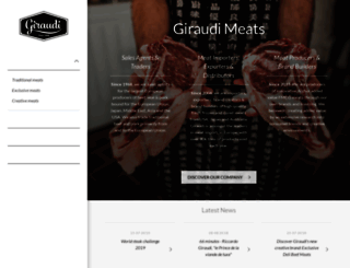giraudi-meats.com screenshot