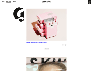 girl.glossier.com screenshot