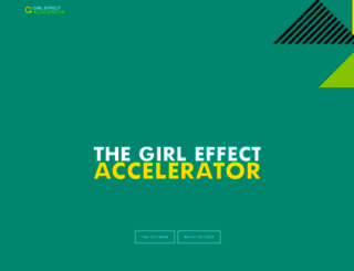 girleffectaccelerator.com screenshot
