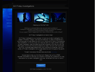 girlfridayprivateinvestigator.com screenshot