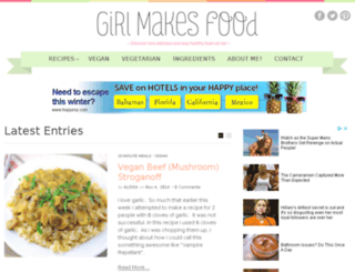 girlmakesfood.com screenshot