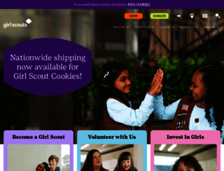 girlscouts.org screenshot