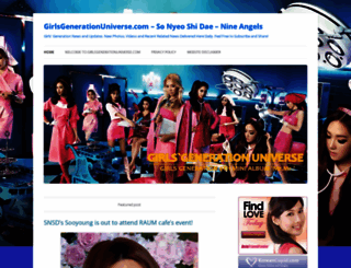 girlsgenerationuniverse.com screenshot