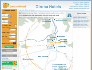 gironahotels.com screenshot