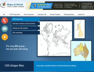 gis.mapsofworld.com screenshot