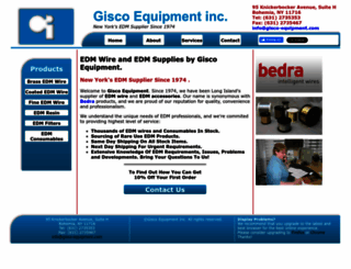 gisco-equipment.com screenshot
